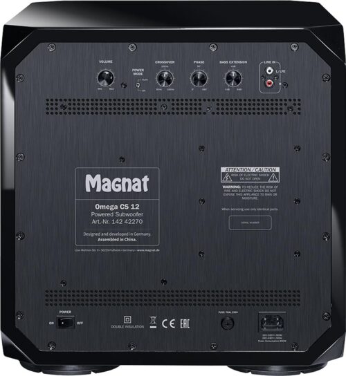 Magnat Omega CS 12 Aktiivinen subwoofer 12", 525W - Image 8