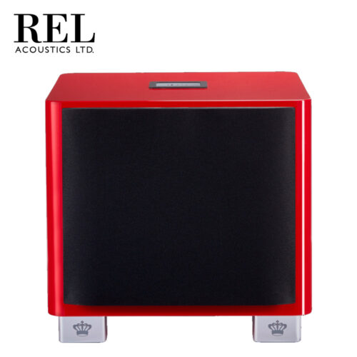 REL T/9x Aktiivinen subwoofer 10" + passiivisäteilijä, Rosso Corsa - Image 3