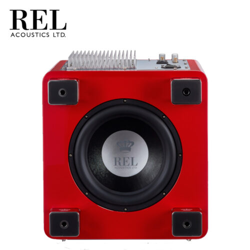 REL T/9x Aktiivinen subwoofer 10" + passiivisäteilijä, Rosso Corsa - Image 6