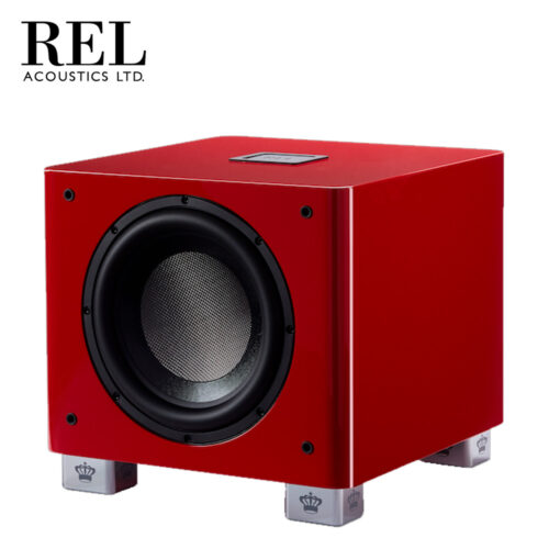 REL T/9x Aktiivinen subwoofer 10" + passiivisäteilijä, Rosso Corsa