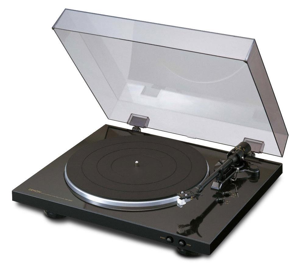 Denon stereot ja vinyyli kampanja 9 Denon DP-300F, Musta