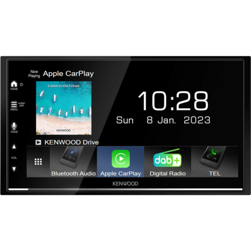 Kenwood 6.8" DMX7722DABS Android Auto/Apple Carplay langaton - Image 3