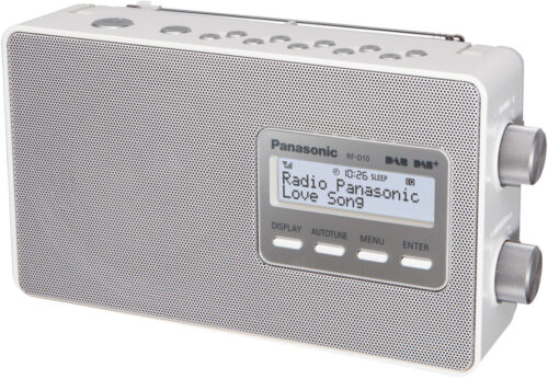 Panasonic RF-D10EG-W Paristokäyttöinen matka/pöytäradio - Image 4