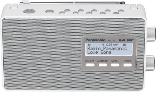 Panasonic RF-D10EG-W Paristokäyttöinen matka/pöytäradio - Image 6