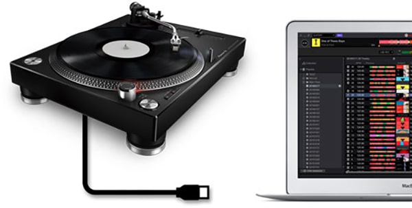 Pioneer PLX-500 musta, usb.