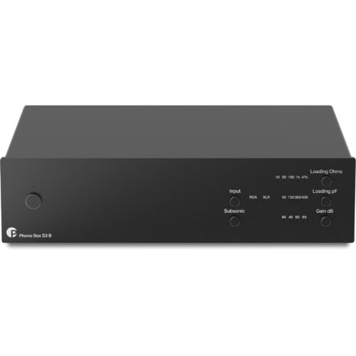 Pro-Ject Phono Box S3 B, RIAA levysoitin esivahvistin