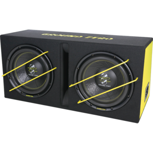 Ground Zero  GZIB 2.12SPL 2 X 12″ subwoofer porttikotelossa