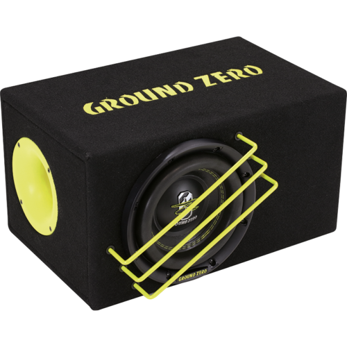 Ground Zero GZRB 20SPL 8″ subwoofer refleksikotelossa