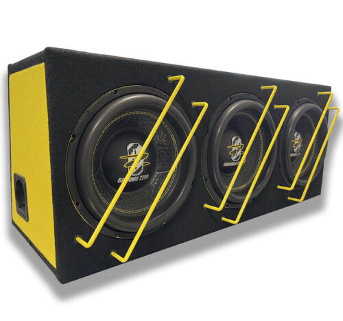 Ground Zero GZIB 3.250SPL 3 X 10″ subwoofer suljetussa kotelossa - Image 3