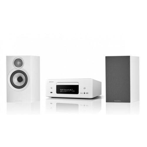 Denon RCD-N12 ja B&W 607 S3 stereojärjestelmä