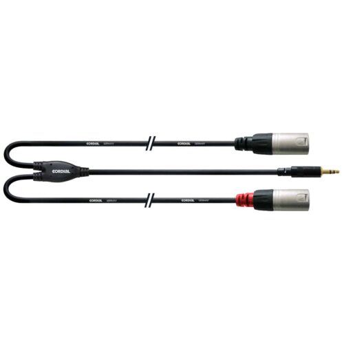 Cordial CFY 3.5mm (u) - 2 x XLR (u) Adapterikaapeli - Image 2