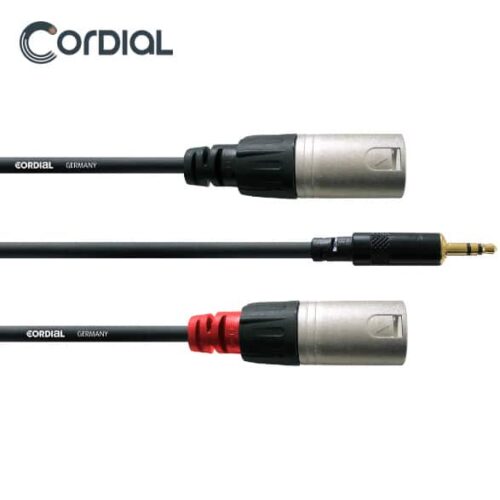 Cordial CFY 3.5mm (u) - 2 x XLR (u) Adapterikaapeli