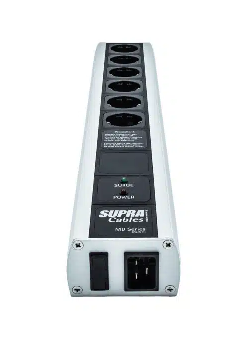 Supra MD06DC-16-EU/SP MK3 Ylijännitesuojattu & DC-suodatettu jakopistorasia, 6 pistoketta - Image 2