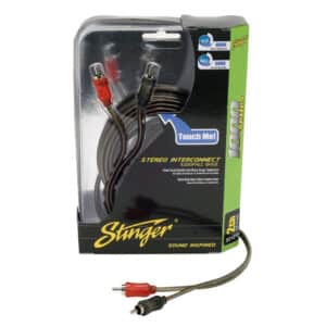 Stinger 1000-sarja RCA autohifi stereokaapelit