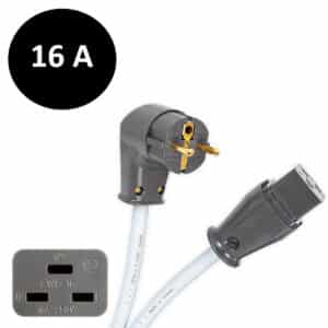 Supra LORAD 2.5 mm2 16A virtajohto, kulmalla