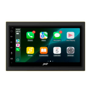 Stinger iE268E – 6,8″ HD-kosketusnäyttö ja langaton CarPlay/Android Auto, mallikuva appivalikosta