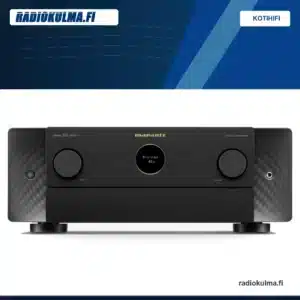 Marantz CINEMA 50 SERIES 2 musta AV-viritinvahvistin edestä kuvattuna.