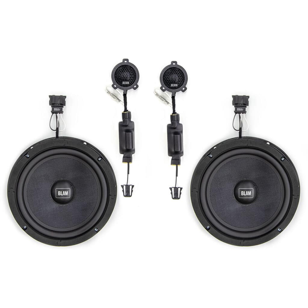 BLAM 200RS-T6 täydellinen Plug & Play erillissarja VW Transporter T6:een.