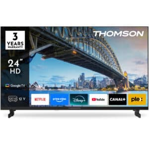 Thomson 24" Google TV HD 12V – Äly TV matkailuun & mökille
