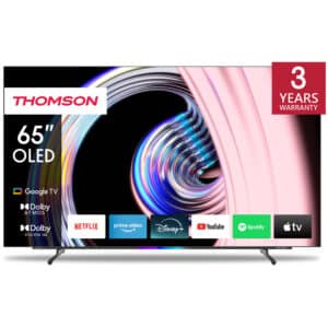 Thomson 65” OLED Google TV – 4K UHD, Dolby Vision IQ ja Atmos, 3 vuoden takuu.
