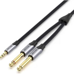 Vention 3,5 mm uros - 2 × 6,3 mm uros adapterikaapeli
