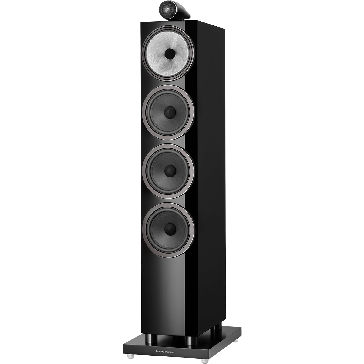Bowers & Wilkins 702 S3 kiiltävänmusta lattiakaiutin