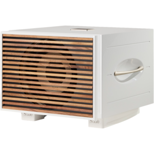 REL S/850 valkoinen subwoofer premium-puuritilällä