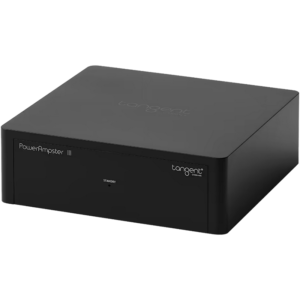 Tangent PowerAmpster III pöydällä lifestyle-ympäristössä kaiuttimien ja kannettavan tietokoneen kanssa Radiokulma.fi