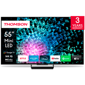 Thomson 55MG7C15 MiniLED Google TV 55 tuumaa – 144 Hz, Dolby Vision ja 3 vuoden takuu