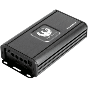 Phoenix Gold ZXM500.1i kompakti mono autovahvistin viistosta yläkulmasta