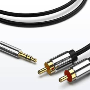 Vention BCF 3.5mm 2xRCA AUX-adapterikaapeli kullatut liittimet
