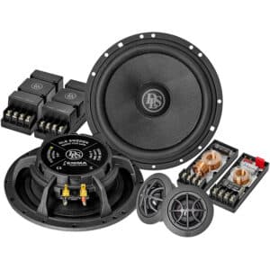 DLS RCS6.25 erillissarja midbassot diskantit ja jakosuotimet