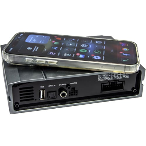 Rebec RPX-B480 DSP-vahvistin kokovertailu älypuhelin