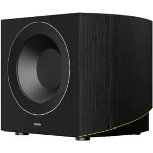 Arcam Radia R25B subwoofer 10 tuuman elementillä Black Walnut viimeistelyllä