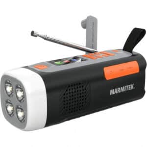 Marmitek RESQ 200 hätäradio DAB+ FM Bluetooth taskulamppu aurinkopaneeli