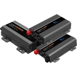 SonoPower IPPS siniaaltoinvertterit 1000W 2000W 3000W 12V 230V kaikki mallit yhdessä kuvassa