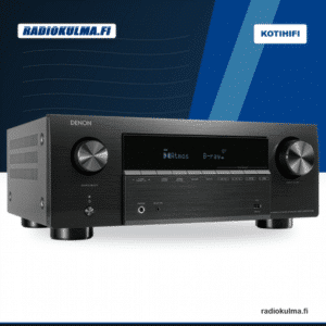 Denon AVR-X2900H DAB AV-viritinvahvistin Radiokulma.fi-tuotekuvassa etuviistosta kuvattuna.