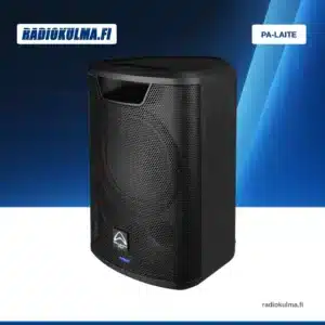Wharfedale Pro EZ-8A mustana, etuviistosta kuvattuna.