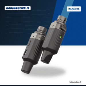 Aroma ARC2 langaton XLR mikrofonilähetin ja vastaanotin karaoke- ja PA-käyttöön