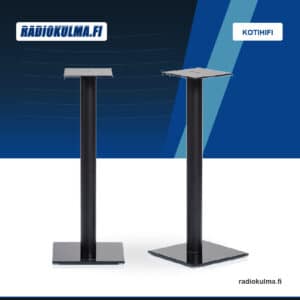 NorStone Epur Stand -kaiutinjalustapari, musta – suunniteltu pääkuva.