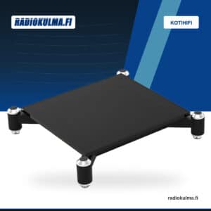 NorStone Spider Base -pohjamoduuli, musta lasi Radiokulman Kotihifi-tuotekuvassa.
