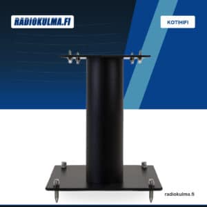 NorStone Stylum S -kaiutinjalustapari, musta Radiokulman Kotihifi-tuotekuvassa.