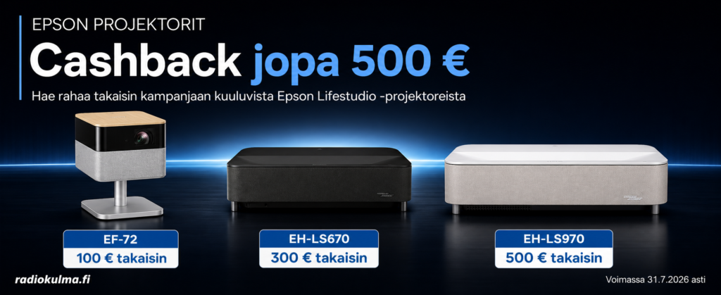 Epson Cashback - Jopa 500€ rahaa takaisin 1 Epson Cashback kampanja, jopa 500€ takaisin ostoksestasi.