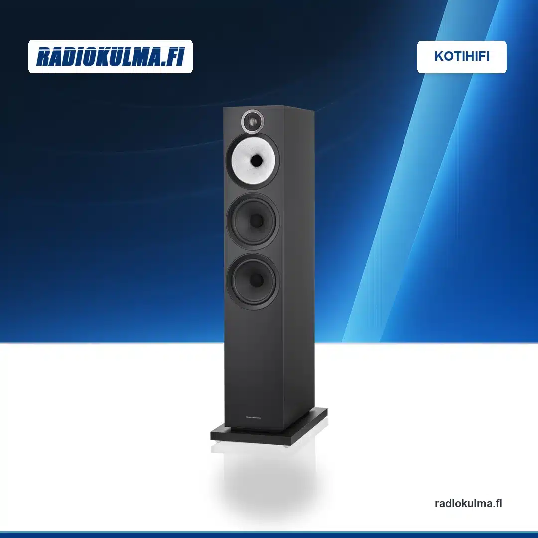 Bowers & Wilkins 600S3 kampanja 2 Bowers & Wilkins 603 S3 musta lattiakaiutin