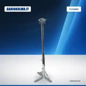 Finnsat Teleskooppikiinnike 760-1000mm sähkösinkitty teräs, avattava kiinnityslenkki Radiokulman TV/Video-tuotekuvapohjassa.
