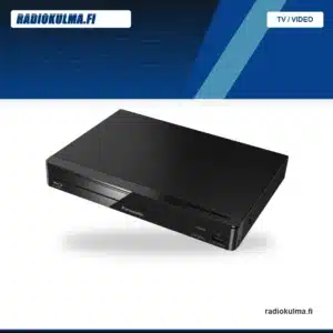Panasonic DMP-BD84EG-K Smart Blu-ray/DVD-soitin etuviistosta kuvattuna Radiokulma.fi-tuotekuvassa.
