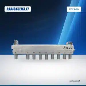 Televes Haaroitin kahdeksaan, 5-1220MHz, 8x TAP 13dB Radiokulman TV/Video-tuotekuvapohjassa.