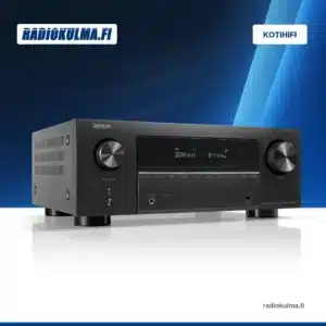 Musta Denon AVC-X2850H 7.2-kanavainen AV-vahvistin