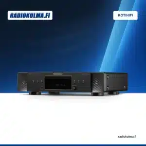 Marantz CD 70 -CD-soitin mustana etuviistosta kuvattuna.