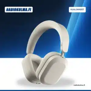 MONDO by Defunc Over-Ear -kuulokkeet etuviistosta, väri greige.